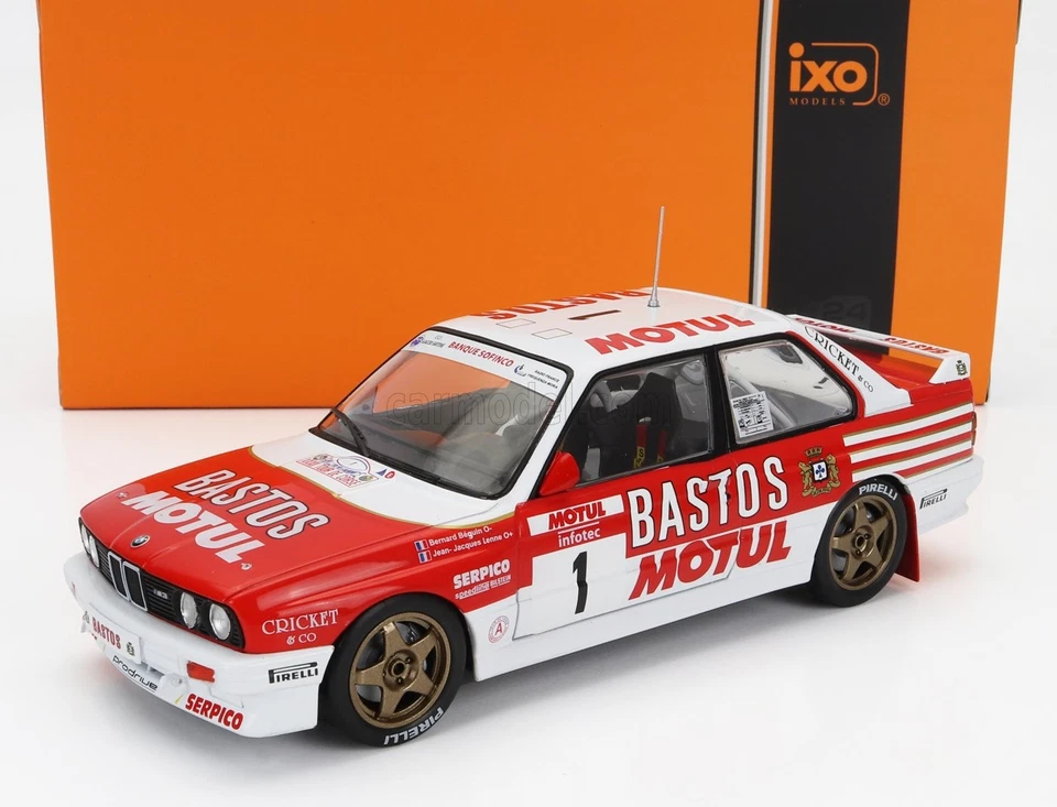 MODELLINO AUTO STATICO IXO BMW 3 SERIE M3 E30 RALLY CORSICA 1988 BEGUIN 1/43 - Immagine 1 di 4