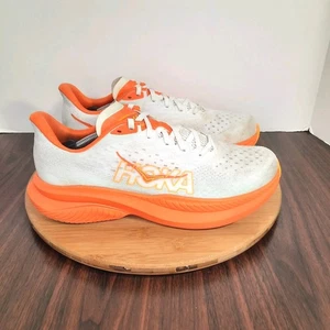 Hoka One One Mach 6 Womens 10 Shoes Frost Lava Orange Athletic Running Sneakers - Picture 1 of 10