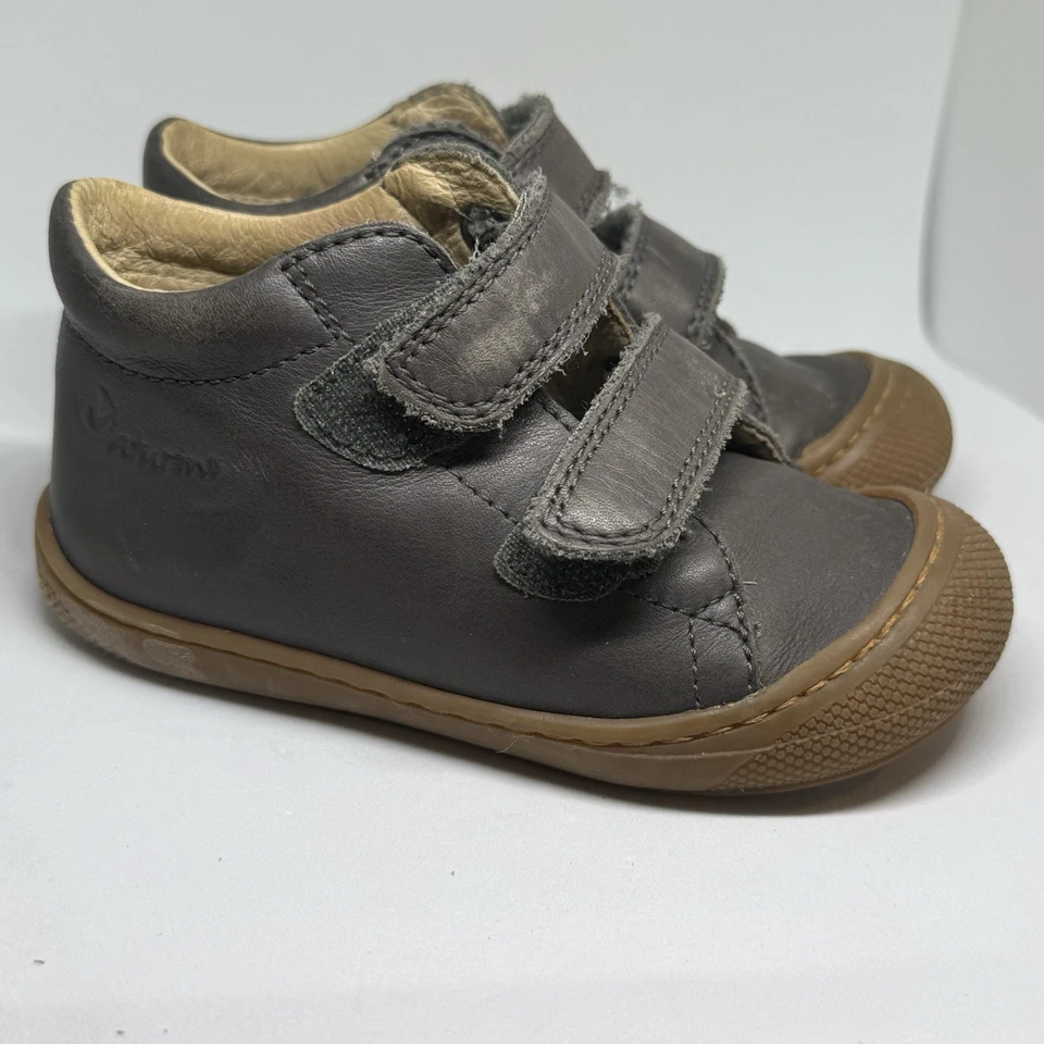 Naturino Cocoon Brown Leather Toddler Shoes Size 6.5 US/23 EU Hook & Loop - Image 1 of 4