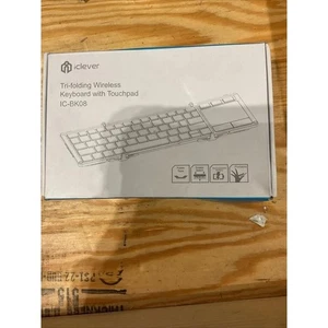 iclever IC-BK08 Tri-folding Wireless Keyboard with Touchpad - Picture 1 of 2