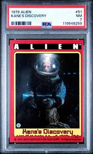 1979 Topps Alien #51 Kane's Discovery PSA 7 NM - Picture 1 of 2