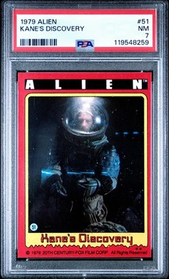 1979 Topps Alien #51 Kane's Discovery PSA 7 NM - Image 1 of 2