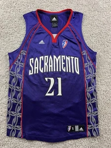 Vintage Adidas Sacramento Monarchs Missy #21 Jersey Women Small Basketball WNBA - Picture 1 of 13