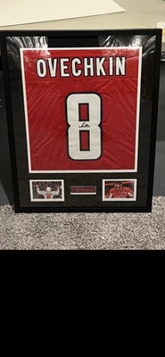 Camiseta deportiva Alexander Ovechkin Washington Capitals autografiada enmarcada con certificado de autenticidad JSA Foto 1 de 4