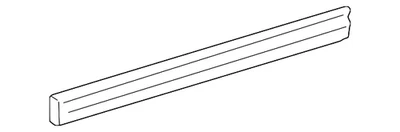 Moldura inferior puerta lateral del pasajero delantero negra genuina GM 15199305 Foto 1 de 3