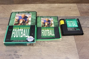John Madden Football (Sega Genesis) CIB completo e testato - scatola di cartone varia - Foto 1 di 13