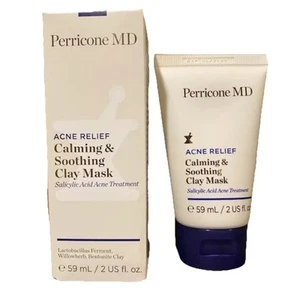 Perricone MD Acne Relief Calming & Soothing Clay Mask 2.0oz NIB - Picture 1 of 6