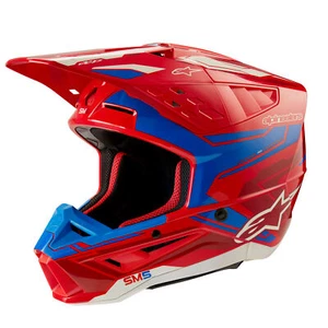 Alpinestars SM5 Action 2 Helmet Bright Red/Blue Glossy XL - Bild 1 von 2