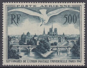 FRANCE : POSTE AERIENNE UPU PARIS 1947 N° 20 NEUF ** GOMME SANS CHARNIERE - Picture 1 of 2