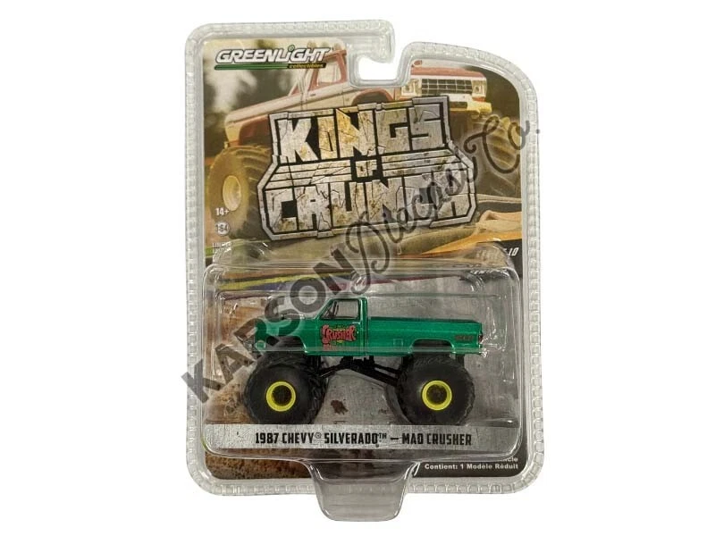 CHASE 1987 Chevy Silverado Monster Truck - Mad Crusher 1:64 Scale - 49100C - Image 1 of 1