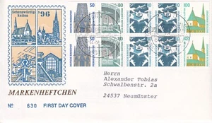 Bundesrepublik FDC H-Blatt 38 von 1996 adressiert - Bild 1 von 1