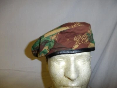 e4342-60 French Algerian War Camouflage Camo Beret size 60 W8B - Image 1 of 4