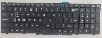Clevo P750/P770/P775/P870 Laptop Keyboards; P/N: 80-P7500-; Choose your Language - Image 1 of 4