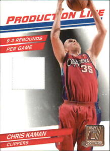 2010-11 Donruss Production Line Materials Clippers Card #40 Chris Kaman/399 Jsy