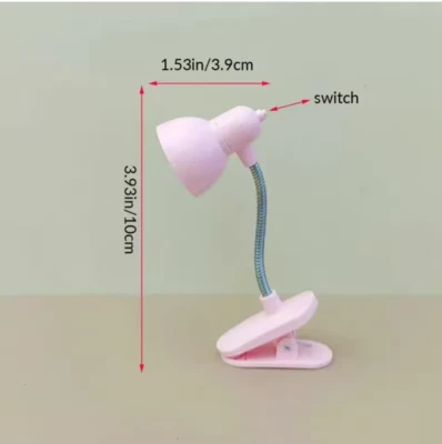 Lámpara de lectura portátil con clip agradable para los ojos luz cálida y brillante con larga duración Foto 1 de 4