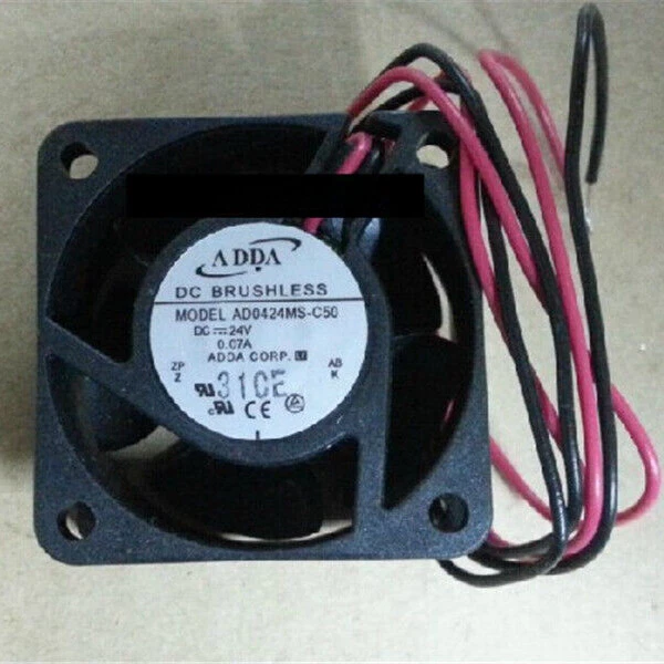 1PCS ADDA AD0424MS-C50 40*40*20mm 4020 24V 2wire Fan Fast Shipping - Image 1 of 1