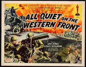 All Quiet on the Western Front 1930 Drama / Action Movie POSTER - Picture 1 of 1