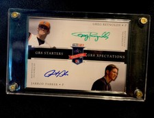 2008 PROjections GR8 Xpectations Dual /50 Greg Reynolds Jarrod Parker #GRJP Auto
