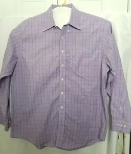 Brooks Brothers 346 Mens Shirt Button Down Non Iron Long Sleeve Plaid Size XL A7 - Picture 1 of 6