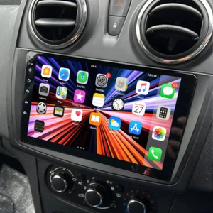 Android Autoradio Per Renault Dacia Sandero 2014-2017 CarPlay GPS Sat Navi 64GB - Picture 1 of 13
