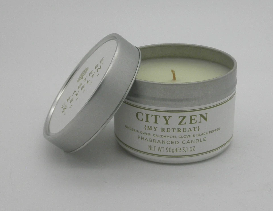 Vela perfumada CRABTREE & EVELYN CITY ZEN tamaño de viaje en lata 3,1 oz Foto 1 de 1