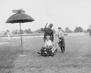 Policeman Clowning Around With Kids 8x10 Reprint Of Old Photo - Picture 1 of 1