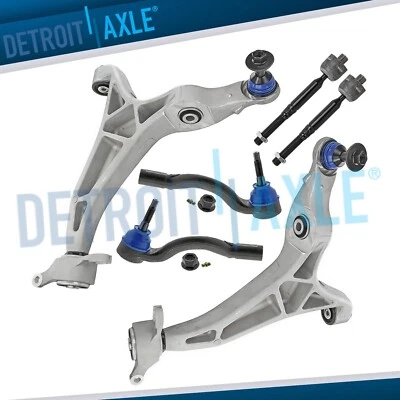 6pc Front Lower Control Arms Tie Rods for Dodge Durango Jeep Grand Cherokee - Image 1 of 4