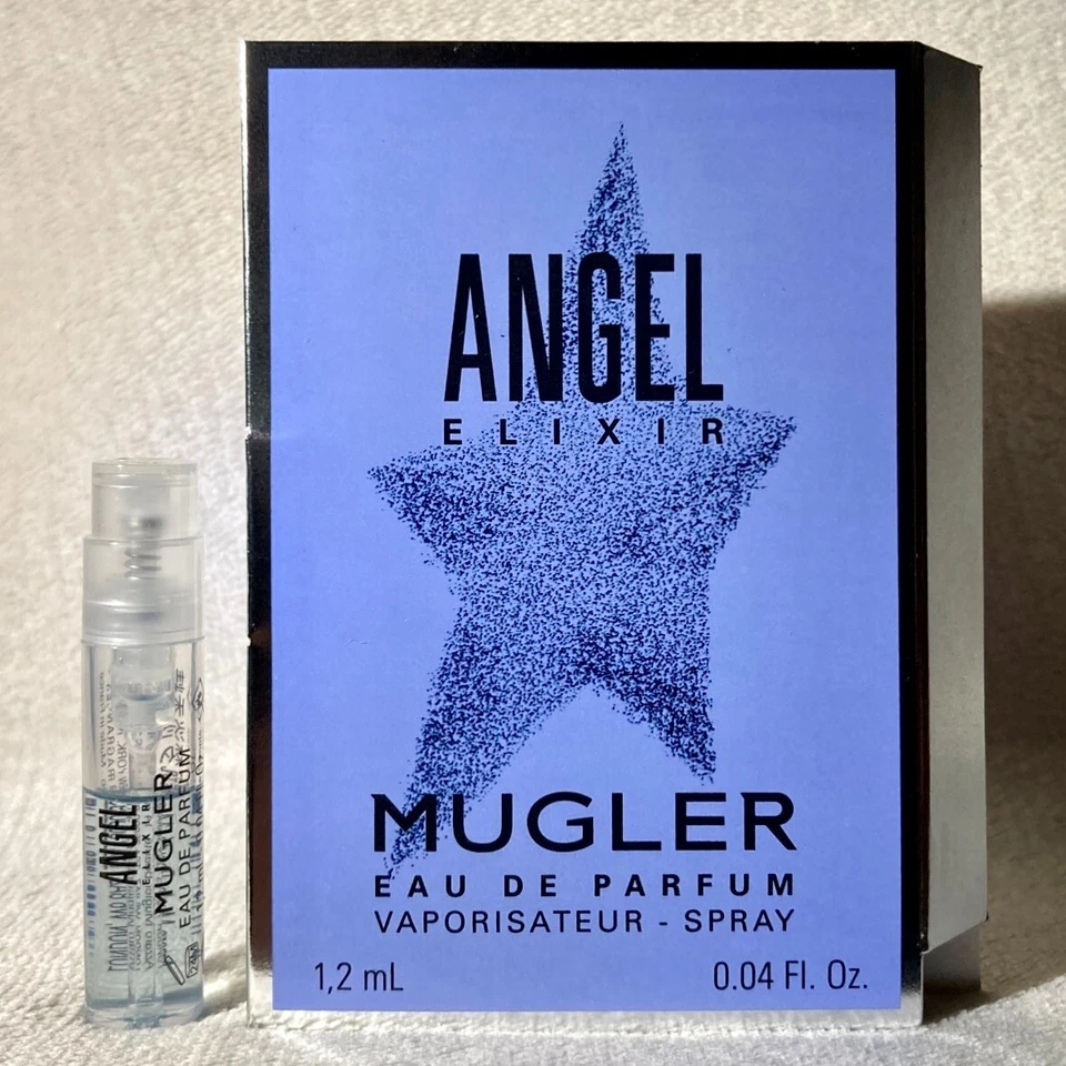 Mugler Angel Elixir Eau de Parfum Muestra Spray .04oz, 1.2ml Nuevo en Tarjeta Foto 1 de 1