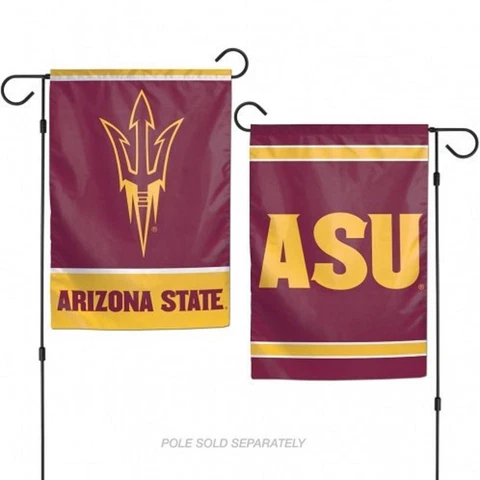 Arizona State Sun Devils 2 Sided Garden Flag 12.5" x 18" [NEW] Yard Fan Outdoor Cover