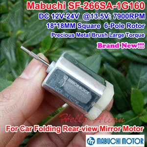 MABUCHI SF-266SA-1G160 DC 12V 24V 14500RPM 18MM*18MM Square 6-Pole Rotor Motor - Picture 1 of 15