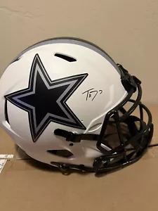 Trevon Diggs Signed Cowboys Full Size Lunar Authentic Helmet JSA - Picture 1 of 6