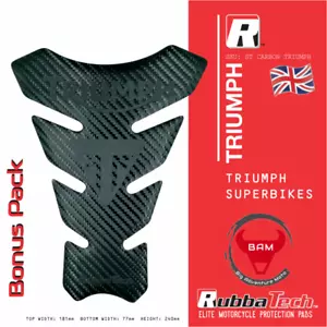 RubbaTech Triumph tank pad for super bike and sport motorcycles - bonus pack - Picture 1 of 5