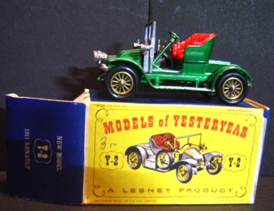 Matchbox Lesney Yesteryear Y-2 New Model 1911 Renault m. Box "Gebraucht(AND) - Bild 1 von 3