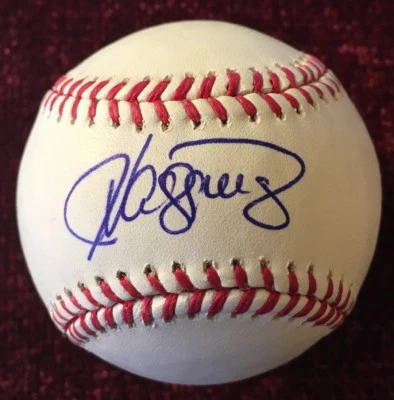 JAVIER VAZQUEZ SIGNED AUTOGRAPHED AUTO BASEBALL WHITE SOX BRAVES EXPOS YANKEES - Image 1 of 4