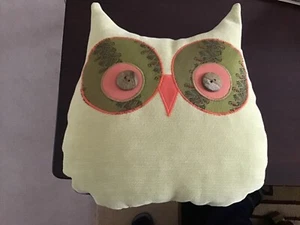 Boho OWL Pillow Hand Made with Levi pocket soft fabric - Picture 1 of 9