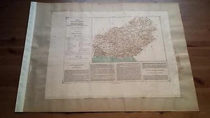 1880 Valverde y Alvarez, Mapa de la Provincia de Granada (Spain Map España) - Imagen 1 de 1