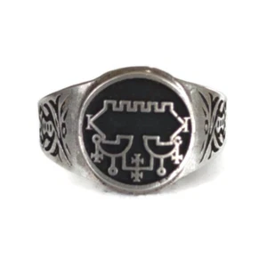 #68 Beliel Sigil Ring Lesser Key Goetic Demons  + Optional pendant - Picture 1 of 10