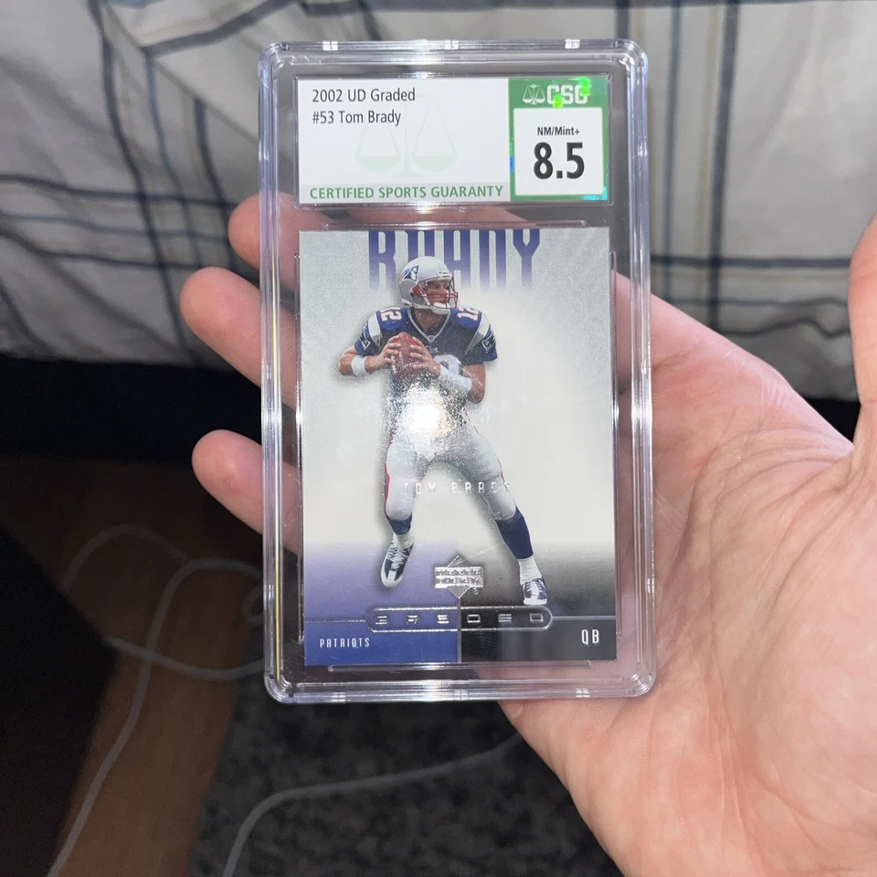 2002 Upper Deck Graded - #53 Tom Brady - Image 1 of 3