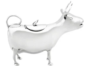 Sterling Silver Cow Creamer Antique Victorian - Picture 1 of 11