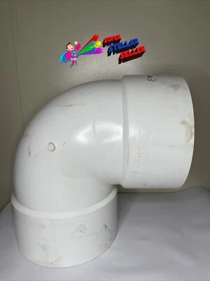 NAPCO PVC 12" x 12" Elbow 1/4 BEND 90° VENT S40 Pipe Connector Adaptor Drain - Image 1 of 4