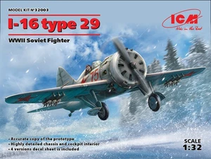 ICM32003 - ICM 1:32 - I-16 type 29 WWII Soviet Fighter - Picture 1 of 1