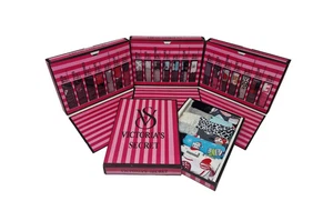 Victoria's Secret Slips Slips 7er Pack High Leg Spitzenbesatz Weihnachten - Bild 1 von 4