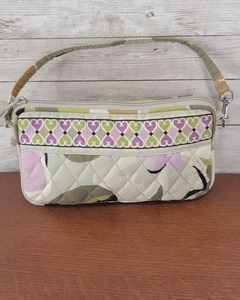 Vera Bradley umlaufender Reißverschluss Geldbörse Kalbsleder Portobello Road eingestellt nicht mehr produziert  - Bild 1 von 13