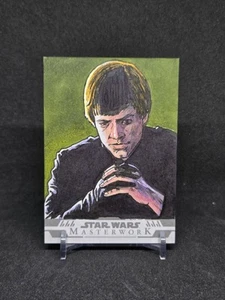 Star Wars Masterwork 2024 , Darrin Pepe Sketch Card 1/1 Luke Skywalker - Picture 1 of 2