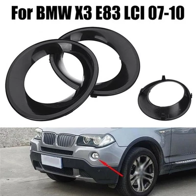 Fog Light Cover For BMW X3 E83 LCI 2007-2010 1 Pair 51113423790 Accessories - Image 1 of 4