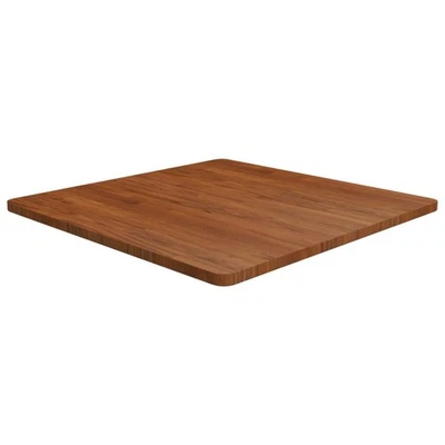 Tischplatte Quadrat Dunkelbraun 80x80x2,5cm Eiche Behandelt Holzplatte vidaXL - Bild 1 von 4