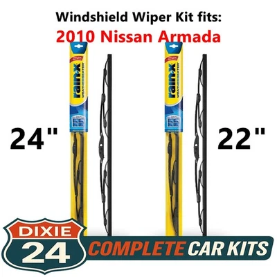 Rain-X Weatherbeater Windshield Wiper Kit fits: 2010 Nissan Armada (24" & 22") - Изображение 1 из 4