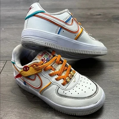 Zapatillas Preescolares Nike Force 1 Low LV8 EasyOn 'Año de la Serpiente' Talla 12.5C Foto 1 de 4