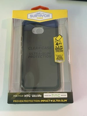 HTC U11 Life Case – Griffin Survivor Clear Slim Protective Case - Image 1 of 2