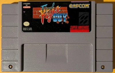 Final Fight Guy (Super Nintendo, SNES 1992) RARE AUTHENTIC CARTRIDGE ONLY GD f/s - Image 1 of 4